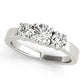 3-Stone Round Engagement Ring