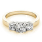 3-Stone Round Engagement Ring