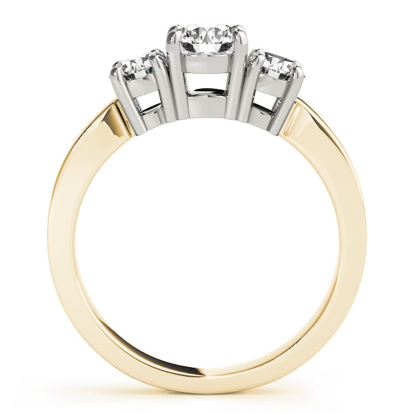 3-Stone Round Engagement Ring