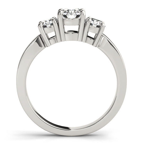 3-Stone Round Engagement Ring