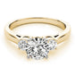 3-Stone Round Engagement Ring