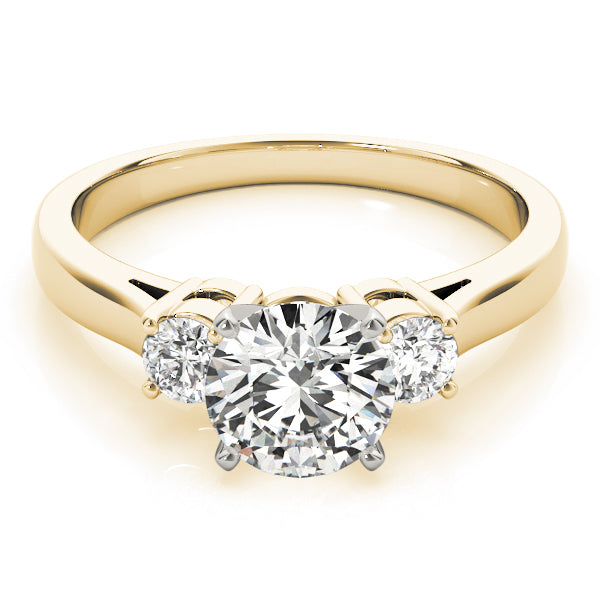 3-Stone Round Engagement Ring