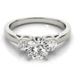 3-Stone Round Engagement Ring