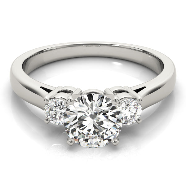 3-Stone Round Engagement Ring