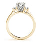 3-Stone Round Engagement Ring