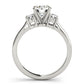 3-Stone Round Engagement Ring