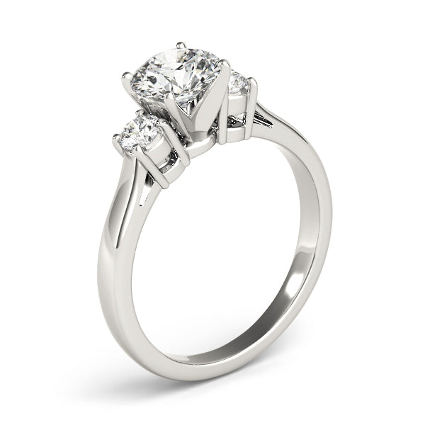 3-Stone Round Engagement Ring