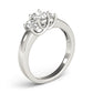 ENGAGEMENT RINGS 3 STONE OVAL