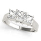 ENGAGEMENT RINGS 3 STONE PRINCESS