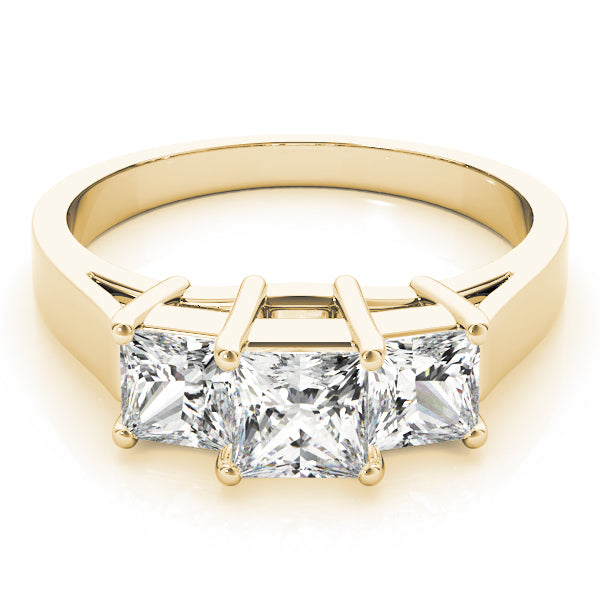 ENGAGEMENT RINGS 3 STONE PRINCESS