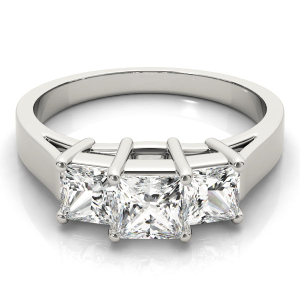 ENGAGEMENT RINGS 3 STONE PRINCESS