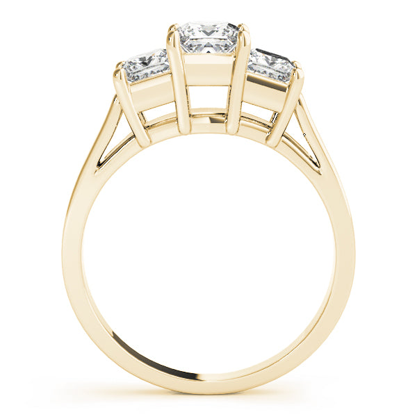ENGAGEMENT RINGS 3 STONE PRINCESS