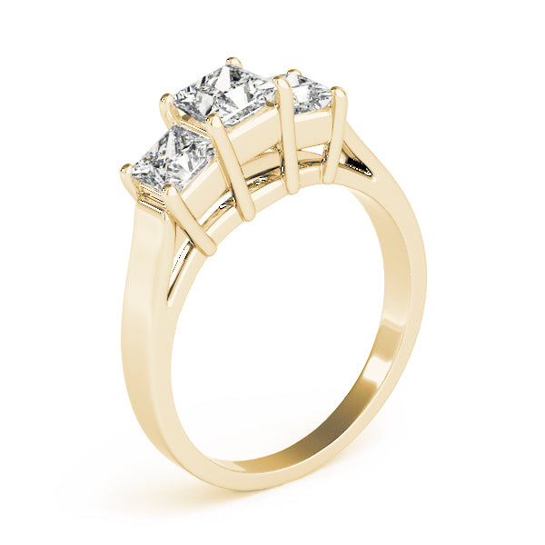 ENGAGEMENT RINGS 3 STONE PRINCESS