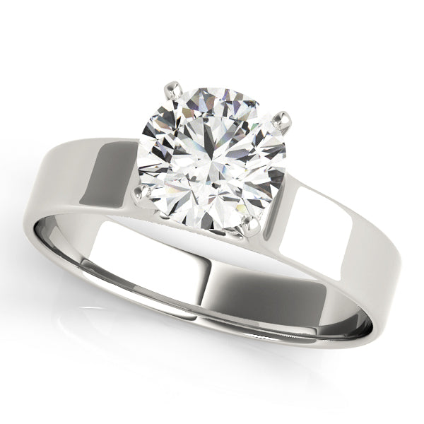 Solitaire Cathedral Engagement Ring