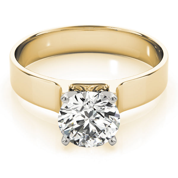 Solitaire Cathedral Engagement Ring