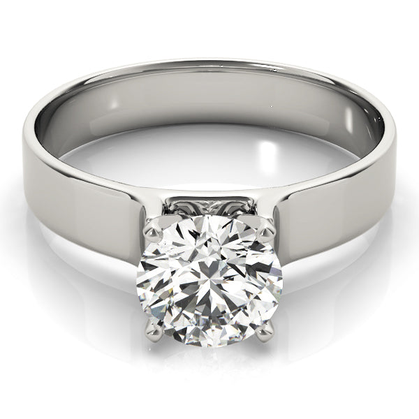 Solitaire Cathedral Engagement Ring