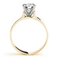 Solitaire Cathedral Engagement Ring
