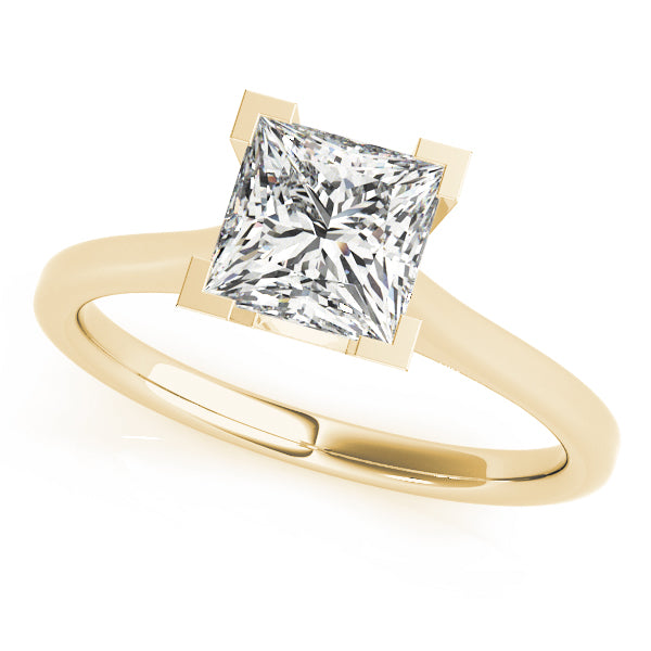 Solitaire Princess Engagement Ring