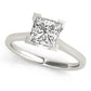Solitaire Princess Engagement Ring