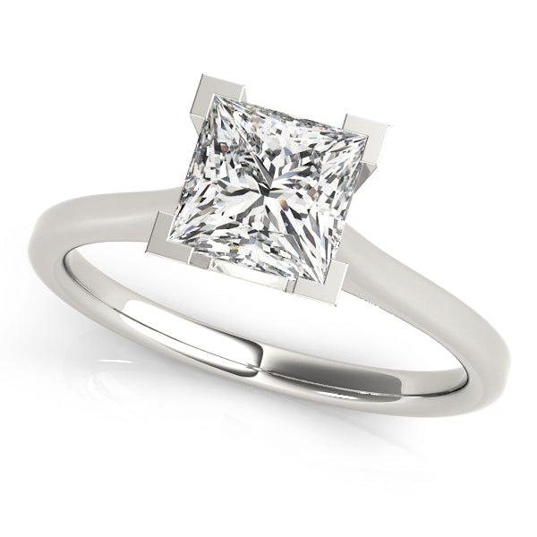 Solitaire Princess Engagement Ring