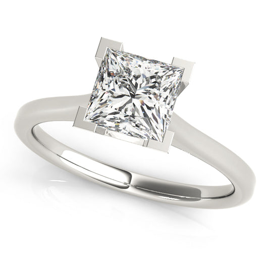 Solitaire Princess Engagement Ring