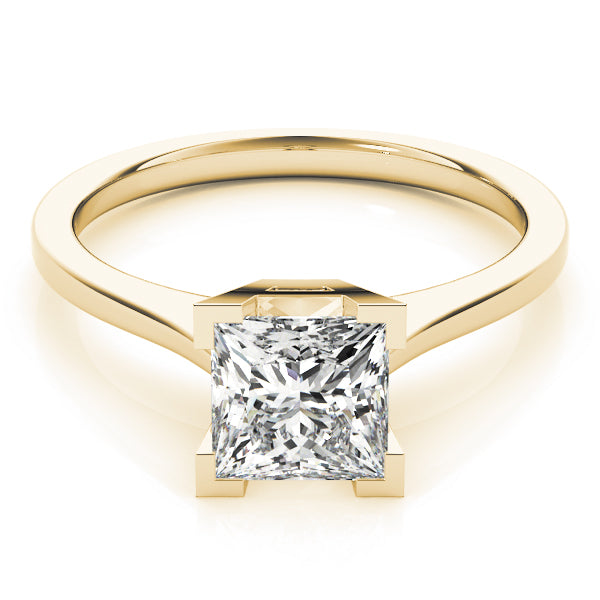 Solitaire Princess Engagement Ring