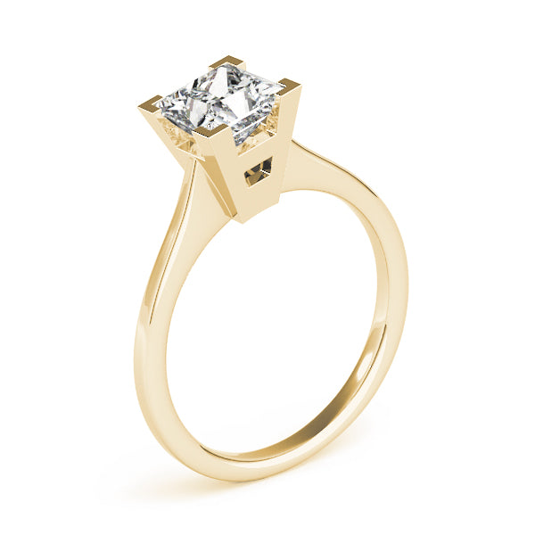 Solitaire Princess Engagement Ring