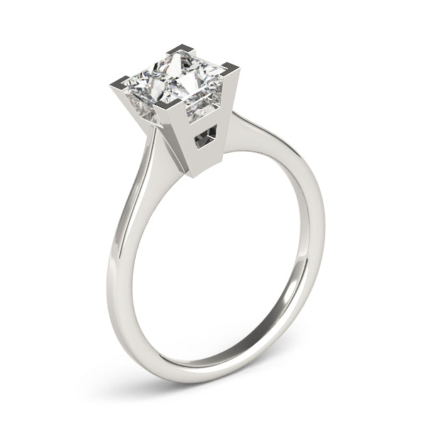 Solitaire Princess Engagement Ring