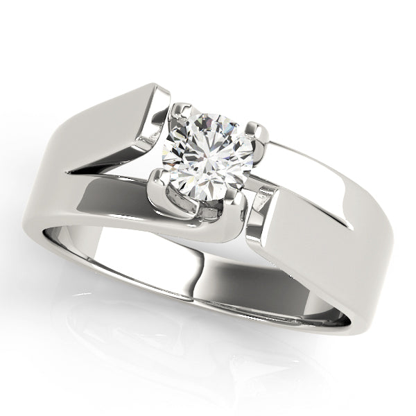 Solitaire Trellis Engagement Ring
