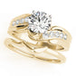 Bypass Swirl Prong Set Engagement Ring