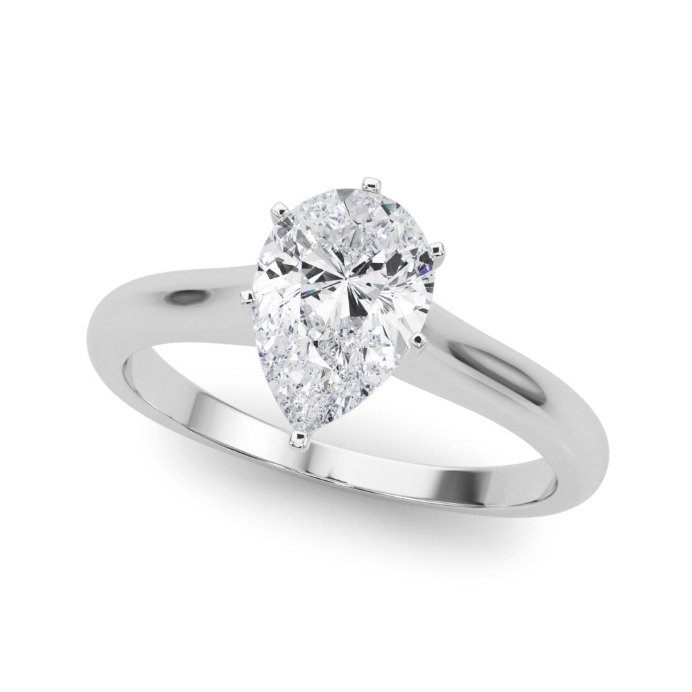 Cathedral Solitaire Engagement Ring