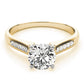 Channel Set Single Row Engagement Ring