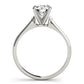 Channel Set Single Row Engagement Ring