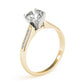 Channel Set Single Row Engagement Ring