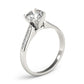 Channel Set Single Row Engagement Ring