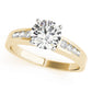 Single Row Channel Set Engagement Ring