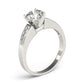 Single Row Channel Set Engagement Ring