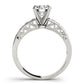 Single Row Prong-In-Channel Engagement Ring