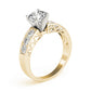Single Row Prong-In-Channel Engagement Ring