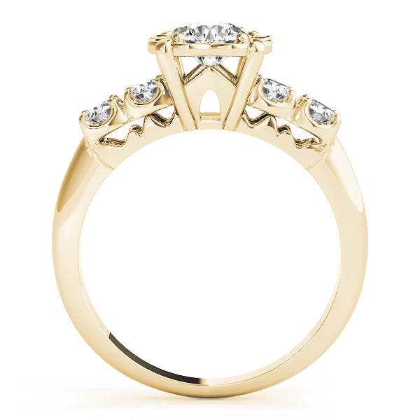 *B-dwn*ENG RINGS SINGLE ROW PRONG