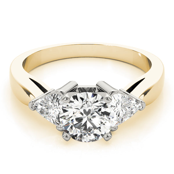 3-Stone Trillion Shape Engagement Rings