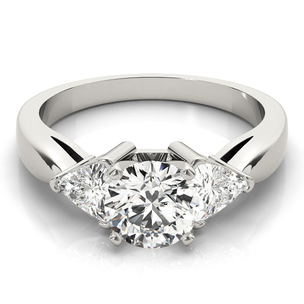 3-Stone Trillion Shape Engagement Rings