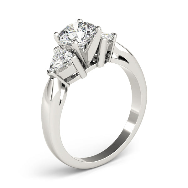 3-Stone Trillion Shape Engagement Rings