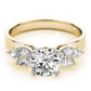 Marquise Side Cluster Engagement Ring
