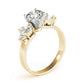 Marquise Side Cluster Engagement Ring
