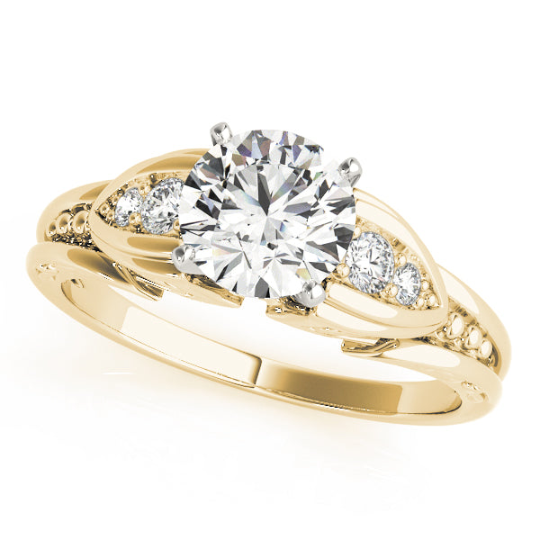 ENGAGEMENT RINGS SINGLE ROW PRONG