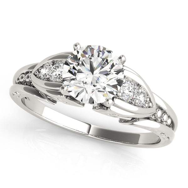ENGAGEMENT RINGS SINGLE ROW PRONG