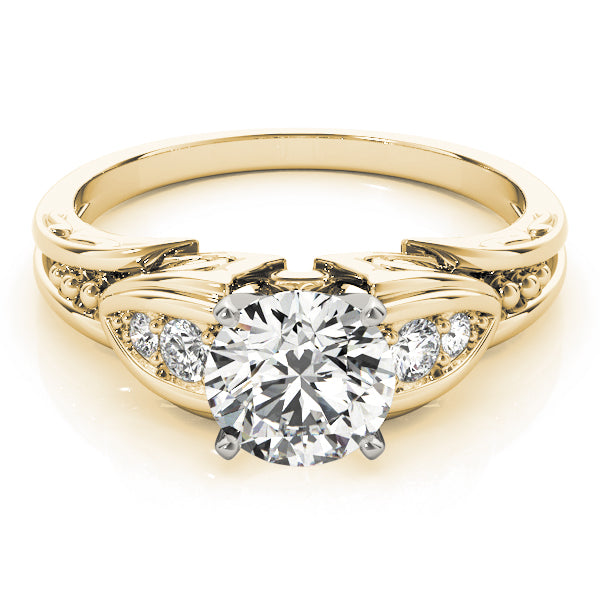 ENGAGEMENT RINGS SINGLE ROW PRONG