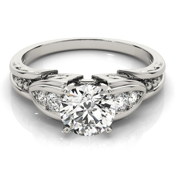 ENGAGEMENT RINGS SINGLE ROW PRONG