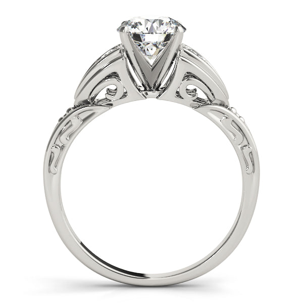 ENGAGEMENT RINGS SINGLE ROW PRONG